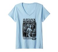 Womens Cursed Romance Vol. 9 - Vintage Werewolf Horror Comic Retro V-Neck T-Shirt