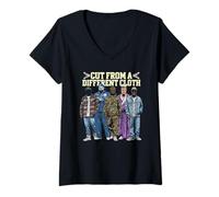 Womens Cut From A Different Cloth Tshirt Men Women Urban Hip Hop V-Neck T-Shirt