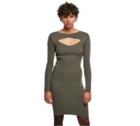 Women's cut-out sweater dress Urban Classics Vert L