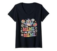 Womens Cute 67 Meme NOT ELA Teacher Literature Meme Gen Alpha Z V-Neck T-Shirt