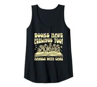 Womens Cute Bibliophile Book Lover Library Assistant Tank Top
