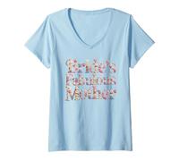 Women's Cute Bride's Fabulous Mother Mom I Do Crew Babes Bridal V-Neck T-Shirt