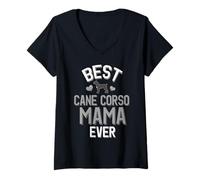 Women's Cute Cane Corso Owner Best Cane Corso Mama Ever V-Neck T-Shirt