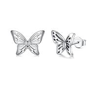 Women's Cute Earrings 925 Hollow Butterfly Earrings Ladies Fashion Elegant Party Banquet Jewelry High-end earrings