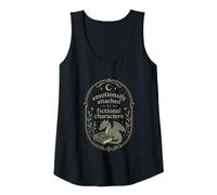 Womens Cute Fantasy Reader Fictional Character Reader Mood Tank Top