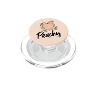 Women's cute feeling peachy happy summer fruit graphic girls PopSockets PopGrip for MagSafe
