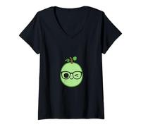 Women's Cute Good Egg Green Teacher Costume Group The Sour Grape V-Neck T-Shirt