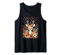 Women's Cute Oh Deer Floral Nature Tank Top