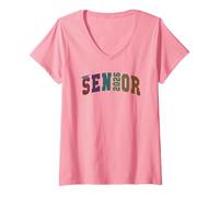 Womens Cute Senior Class of 2026 Almost There 12 Years Later Girl V-Neck T-Shirt