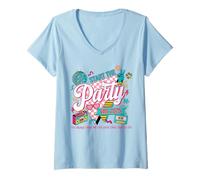 Womens Cute Start The Party VBS 2025 VBS Week Vacation Bible School V-Neck T-Shirt
