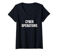 Women's Cyber Operations V-Neck T-Shirt