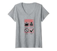 Women's Cybersecurity Professional Requires Coffee Trust No One V-Neck T-Shirt