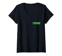 Women's Cyborg Pretend I'm A Cyborg Costume TEE Machine Human V-Neck T-Shirt
