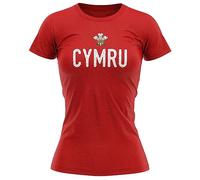 Womens Cymru T Shirt Rugby Welsh Supporters Tee Wales Football Ladies Top
