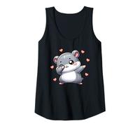 Womens Dabbing Chinese Dwarf Hamster Tank Top