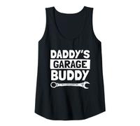 Womens Daddy's Garage Buddy Car Lover Mechanic Garage Car Guy Tank Top