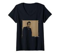 Women's Damon Albarn Blur Gorillaz Photo By Michael Robert Williams V-Neck T-Shirt