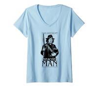 Womens Dan Ashcroft - The Preacher Man V-Neck T-Shirt