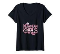 Womens Dance All Night Funny College Party Design V-Neck T-Shirt