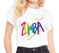 Women's Dancing Short Sleeve Zunba Samba Aerobics Sports Graphic T-Shirt O Neck Streetwear Workout Athletic Tee Tops