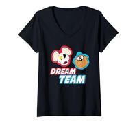 Women's Danger Mouse & Penfold Dream Team V-Neck T-Shirt