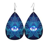 Women'S Dangle Earrings Mandala Evil Eyes Gr olorful Dangle Hoop Earrings Trendy Holiday Earring For Accessories Married Women