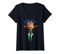 Womens Danny: I Will Make, Ahh, The Portal of The WORR L D! D! D! V-Neck T-Shirt