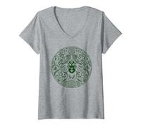 Women's Danu Celtic Goddess Mythology Irish Pagan V-Neck T-Shirt