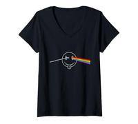 Womens Dark Side Acid House - Psychedelic Vibes Design V-Neck T-Shirt