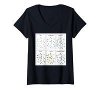 Women's Data Science Knowledge Graph Analytics Process Humor V-Neck T-Shirt