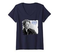 Womens David Bowie I Can't Give Everything Away 2002-2016 V-Neck T-Shirt