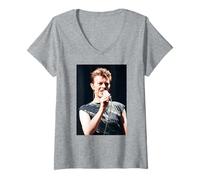 Women's David Bowie Live Outside Tour 1995 V-Neck T-Shirt