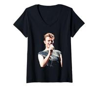 Women's David Bowie Outside Tour Live 1995 V-Neck T-Shirt