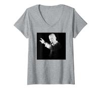 Women's David Bowie Station to Station Isolar Tour 1976 V-Neck T-Shirt