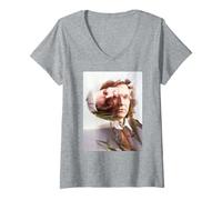 Women's David Sylvian Japan Band Singer By AJ Barratt V-Neck T-Shirt