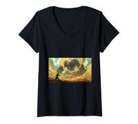 Women's David vs Goliath: Shepherd wins The Fights Mythology V-Neck T-Shirt