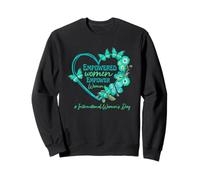 Women's Day Empowered Women Hearts International Womens day Sweatshirt
