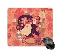 Women's Day Greeting Card Mouse Pad Square Laptop Mouse Mat Cute Computer Mousepad Keyboard Pad Non-Slip Desk Pads for Gaming Office Work Home 25 * 30cm
