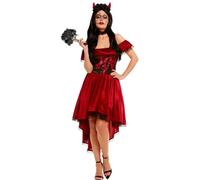 Halloween Ladies Day Of The Dead Devil Costume