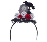 Women's Day of the Dead Raven Headband