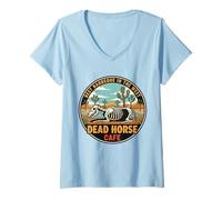 Women's Dead Horse Cafe Best Barbeque in The West V-Neck T-Shirt