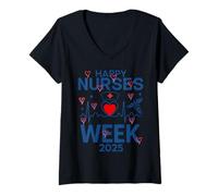 Womens Dear Nurse - Happy National Nurses Week 2025 V-Neck T-Shirt