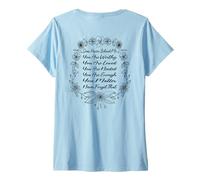 Womens Dear Person Behind Me You Are Worthy Loved Needed And Enough V-Neck T-Shirt