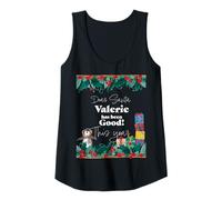 Womens Dear Santa, Valerie Has Been Good This Year Holiday Tank Top