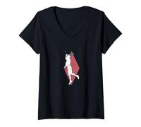 Women's Decisive Winning Squash Shot V-Neck T-Shirt
