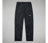 Berghaus Women's Deluge Waterproof Breathable Overtrousers | Durable | Comfortable Rain Pants Overtrousers, Black/Black, 8 29