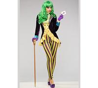 Womens Deluxe Purple The Joker Style Costume (Extra Small (UK 6-8))