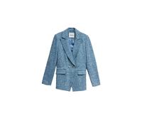 Women's Denim Blazer with Jacquard Pattern and Sequins Salsa Jeans Bleu L