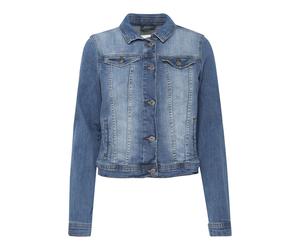 Women's denim jacket Ichi STAMPE Bleu 38