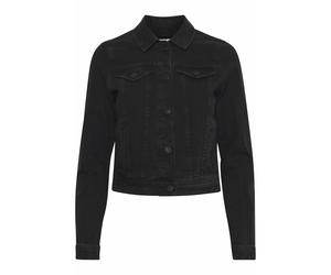 Women's denim jacket Ichi STAMPE Noir 40